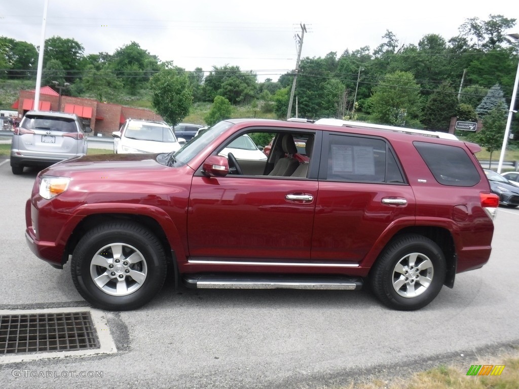 2013 4Runner SR5 4x4 - Salsa Red Pearl / Sand Beige Leather photo #13
