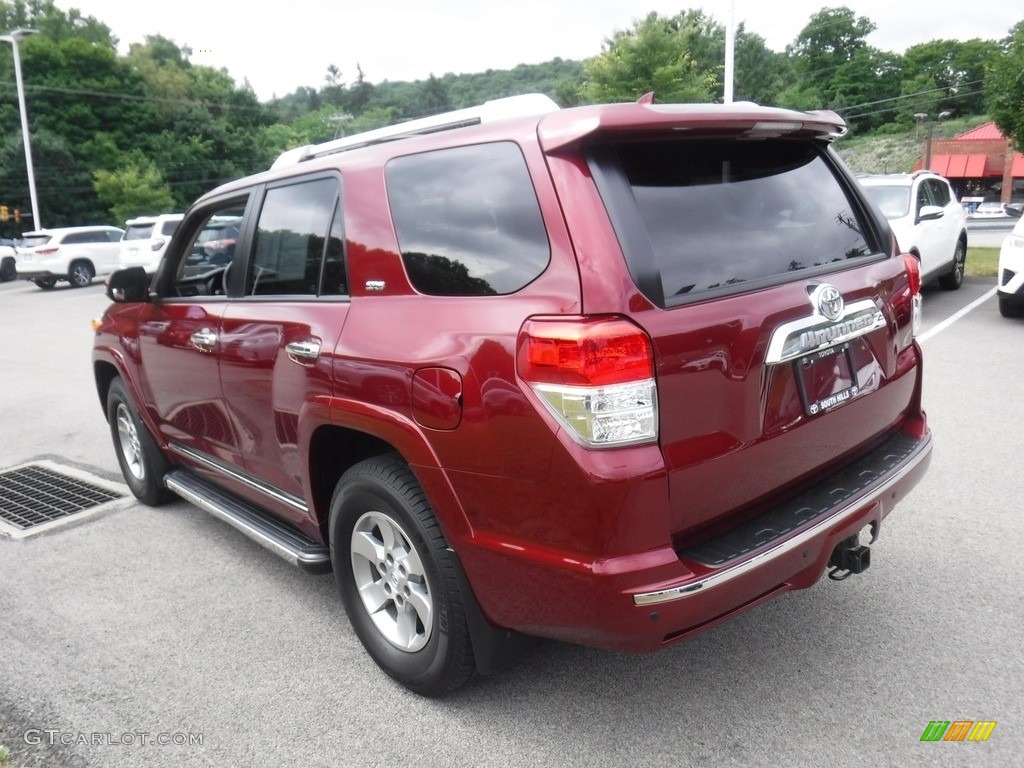 2013 4Runner SR5 4x4 - Salsa Red Pearl / Sand Beige Leather photo #14