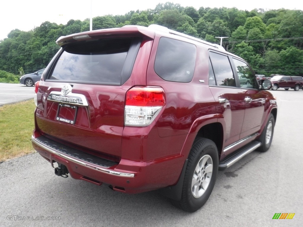 2013 4Runner SR5 4x4 - Salsa Red Pearl / Sand Beige Leather photo #16