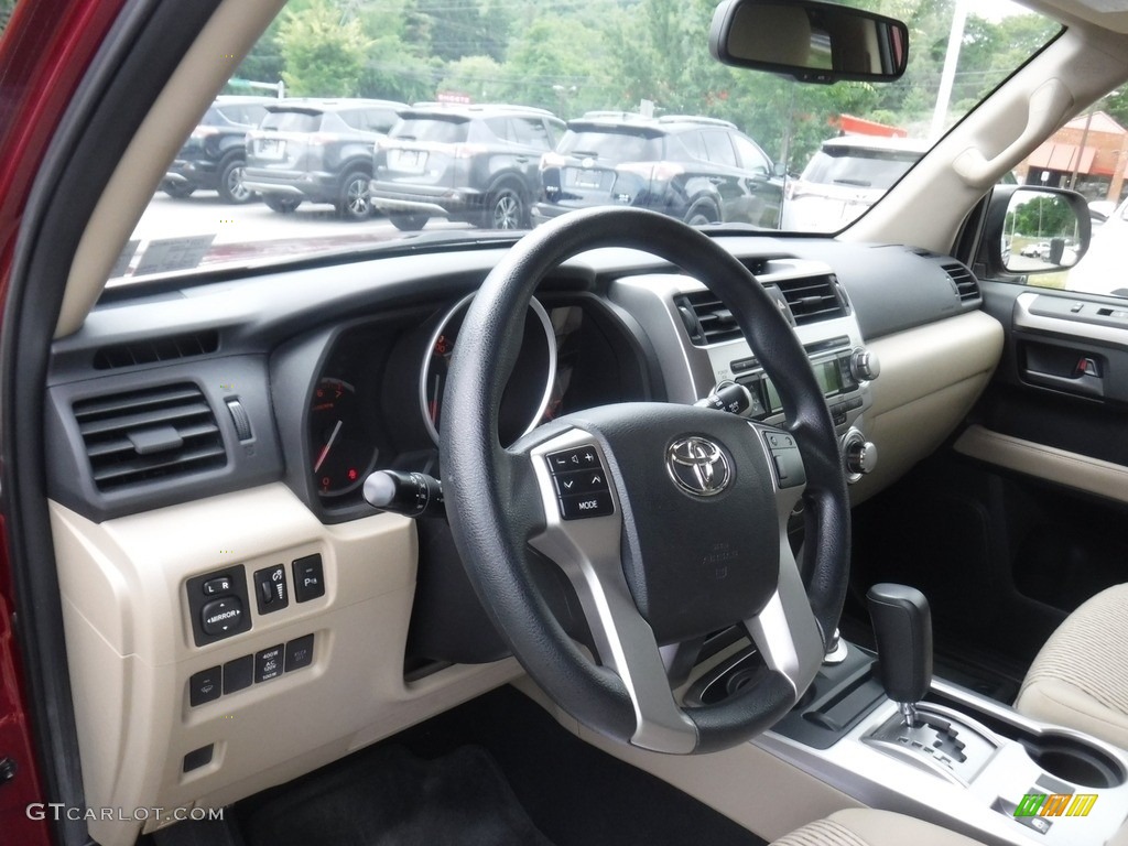2013 4Runner SR5 4x4 - Salsa Red Pearl / Sand Beige Leather photo #20