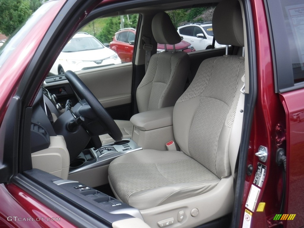 2013 4Runner SR5 4x4 - Salsa Red Pearl / Sand Beige Leather photo #22