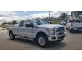 2011 Oxford White Ford F350 Super Duty Lariat Crew Cab 4x4  photo #7