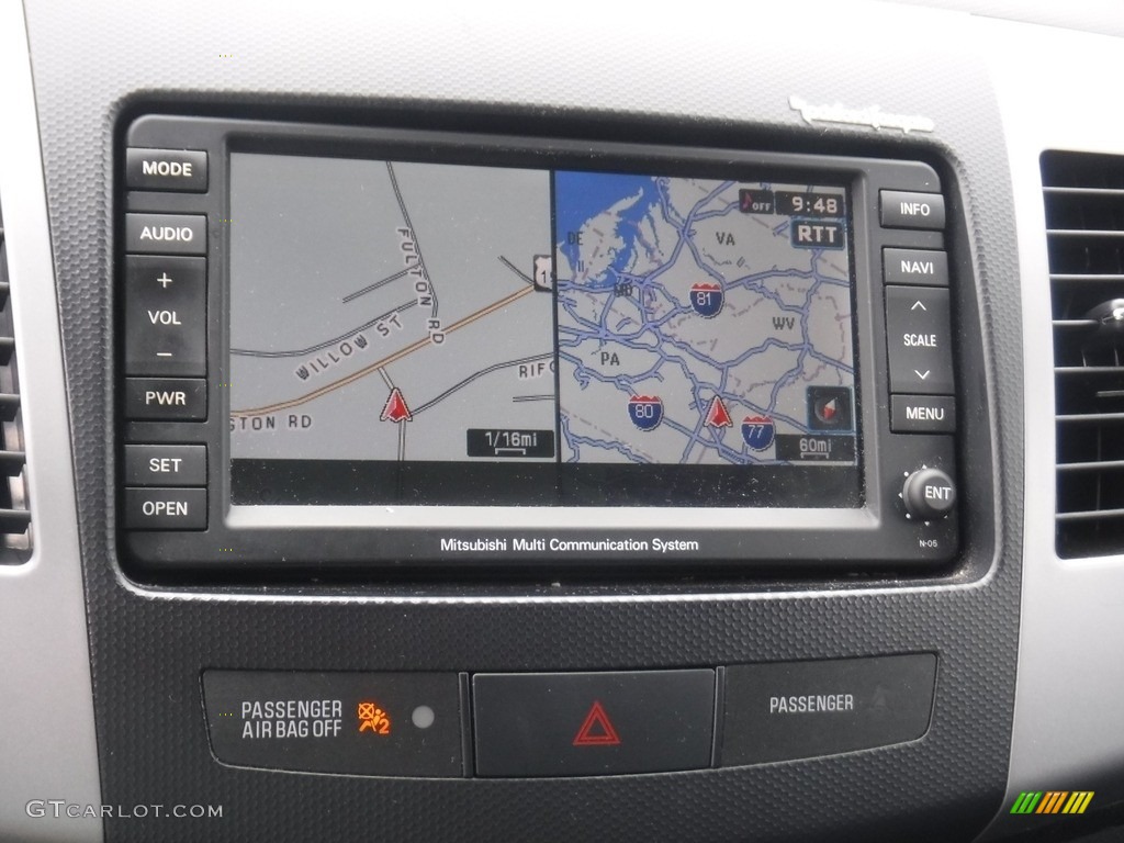 2012 Outlander GT S AWD - Cool Silver Metallic / Black photo #5
