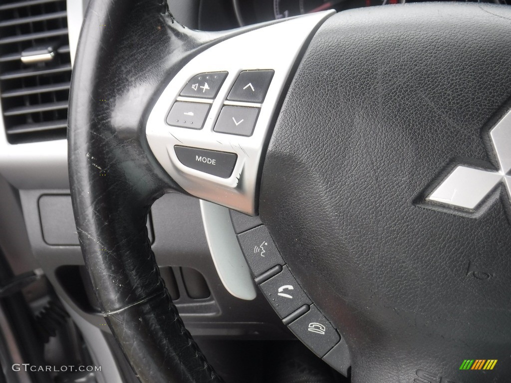 2012 Outlander GT S AWD - Cool Silver Metallic / Black photo #7