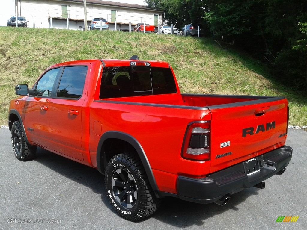 2020 1500 Rebel Crew Cab 4x4 - Flame Red / Red/Black photo #9
