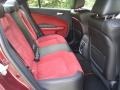 2020 Dodge Charger Black/Ruby Red Interior Rear Seat Photo