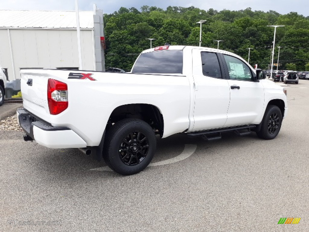 2020 Tundra SR5 Double Cab 4x4 - Super White / Black photo #24