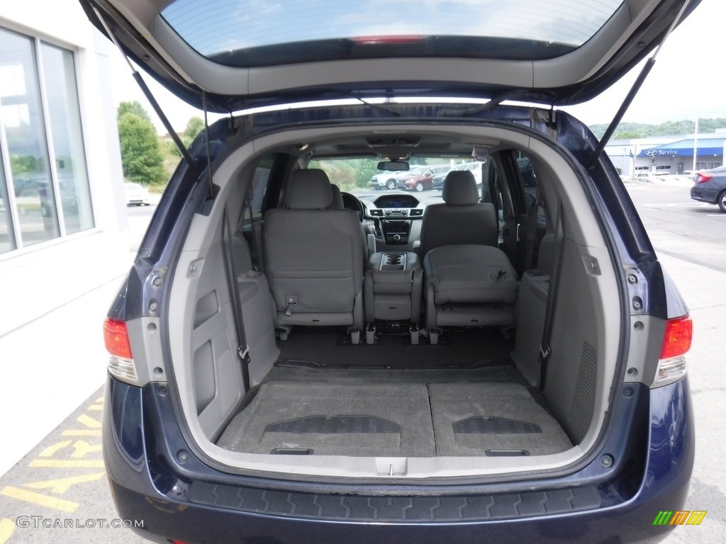 2015 Odyssey EX-L - Obsidian Blue Pearl / Gray photo #24