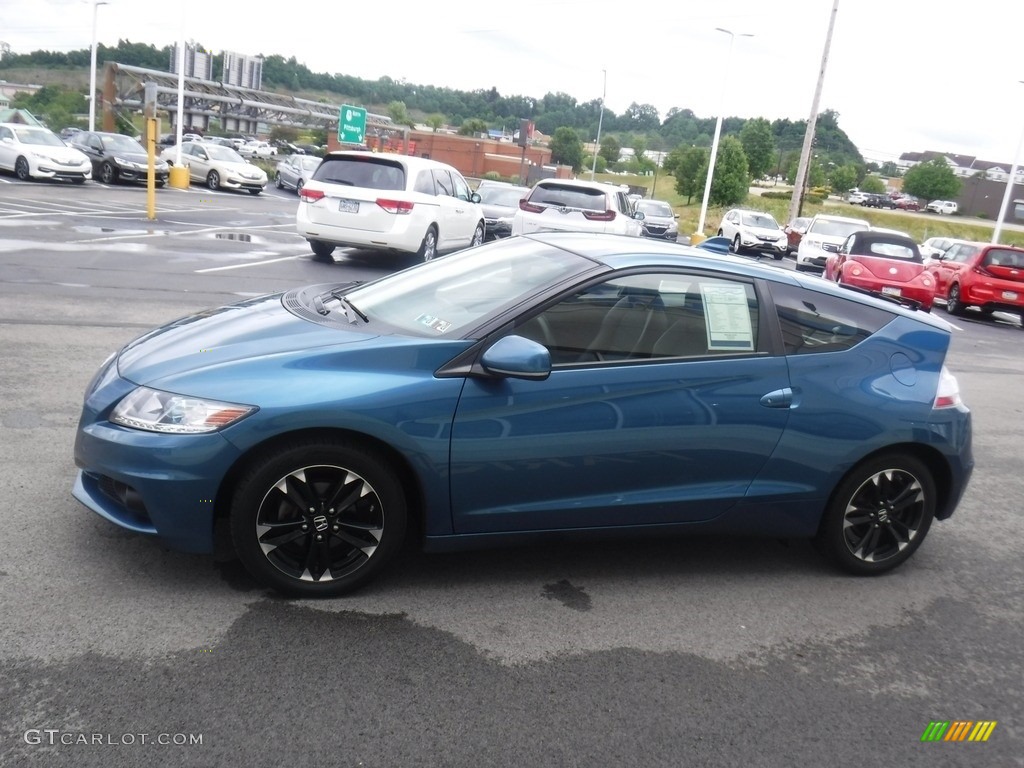 2015 CR-Z EX - North Shore Blue Pearl / Black/Red photo #5