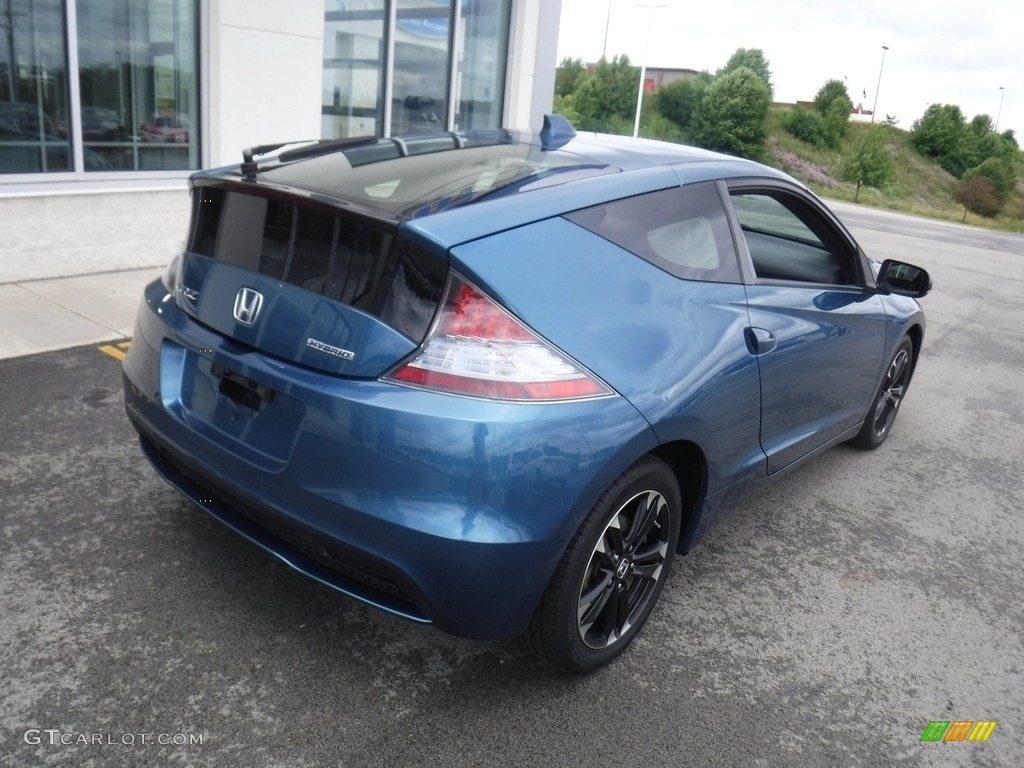 2015 CR-Z EX - North Shore Blue Pearl / Black/Red photo #8