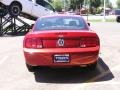 2008 Dark Candy Apple Red Ford Mustang V6 Deluxe Coupe  photo #5