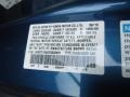  2015 CR-Z EX North Shore Blue Pearl Color Code BG57P