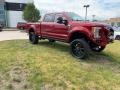 2017 Ruby Red Ford F350 Super Duty Lariat Crew Cab 4x4  photo #2