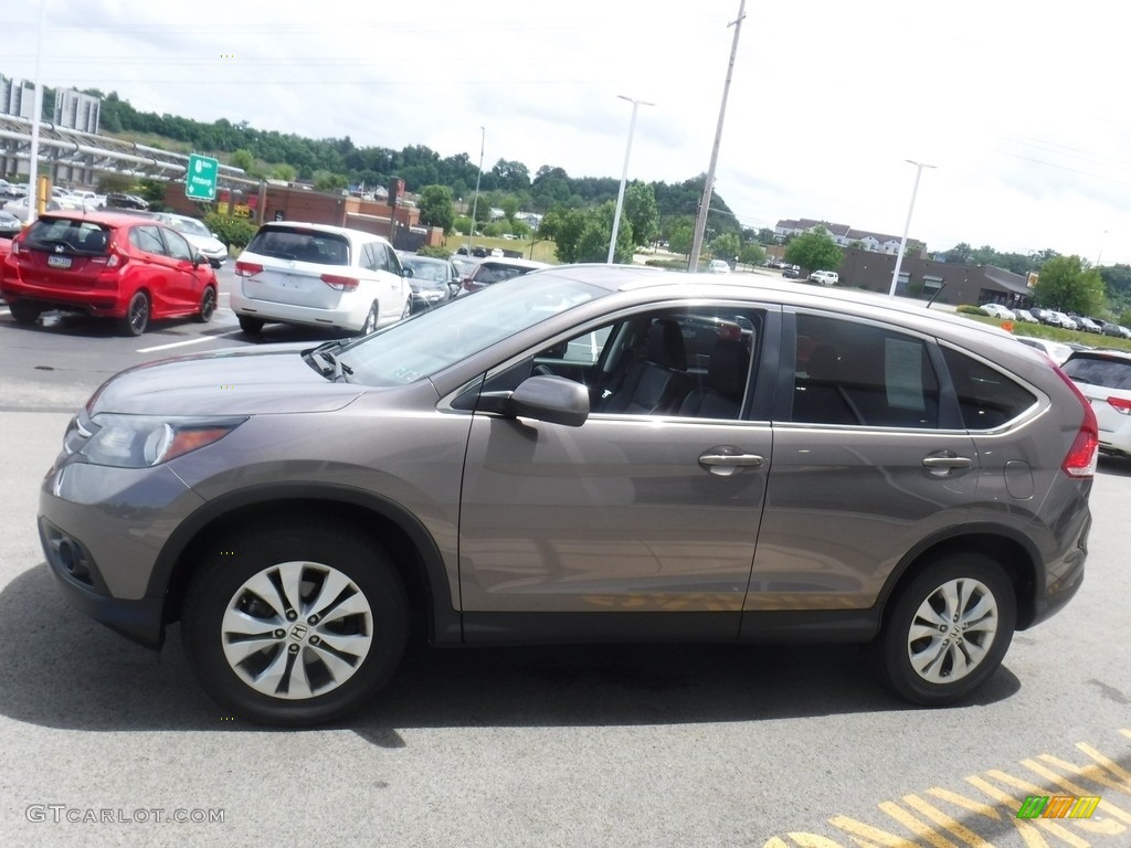 2013 CR-V EX-L AWD - Polished Metal Metallic / Black photo #7