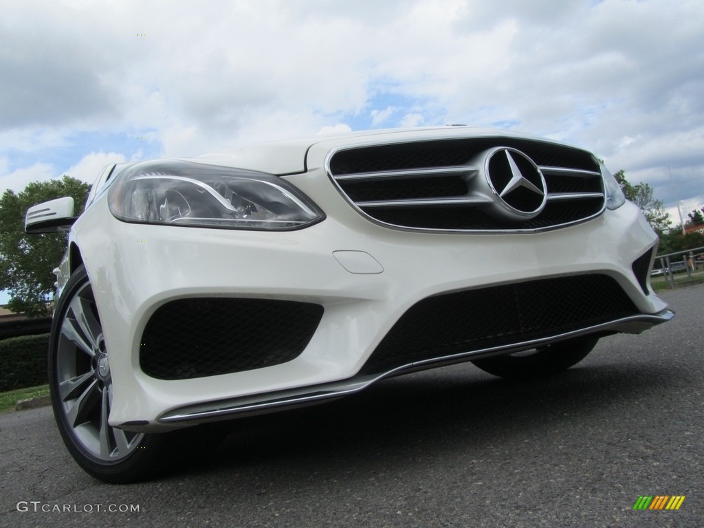 2014 E 350 Sport Sedan - Diamond White Metallic / Silk Beige/Espresso Brown photo #2