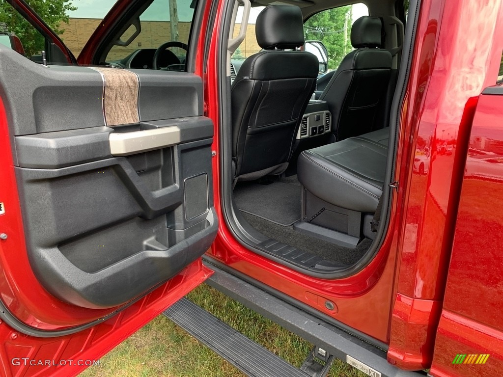 2017 F350 Super Duty Lariat Crew Cab 4x4 - Ruby Red / Black photo #7