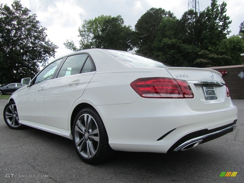 2014 E 350 Sport Sedan - Diamond White Metallic / Silk Beige/Espresso Brown photo #8
