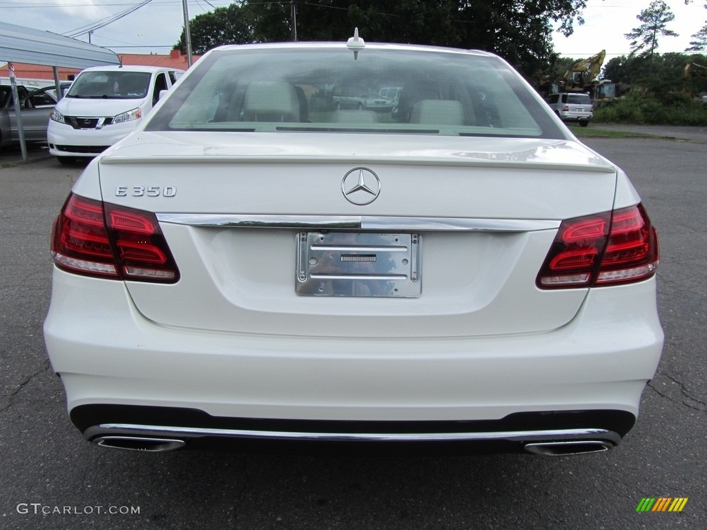 2014 E 350 Sport Sedan - Diamond White Metallic / Silk Beige/Espresso Brown photo #9