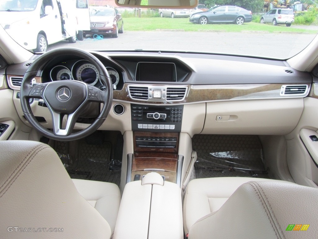 2014 E 350 Sport Sedan - Diamond White Metallic / Silk Beige/Espresso Brown photo #13