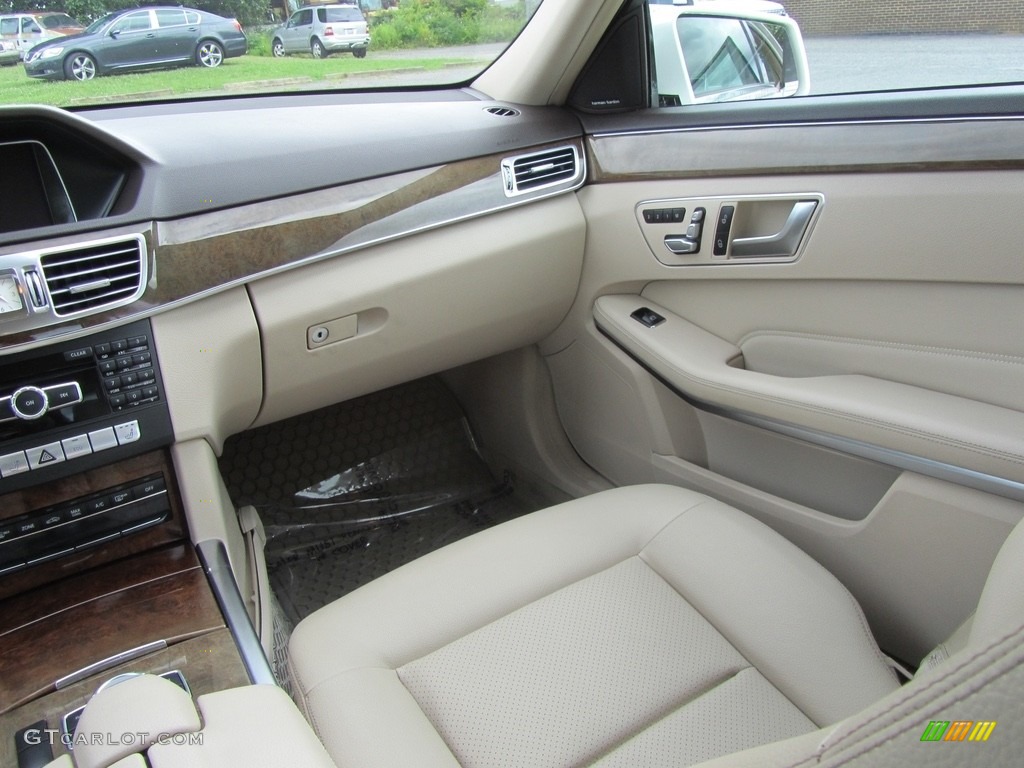 2014 E 350 Sport Sedan - Diamond White Metallic / Silk Beige/Espresso Brown photo #14