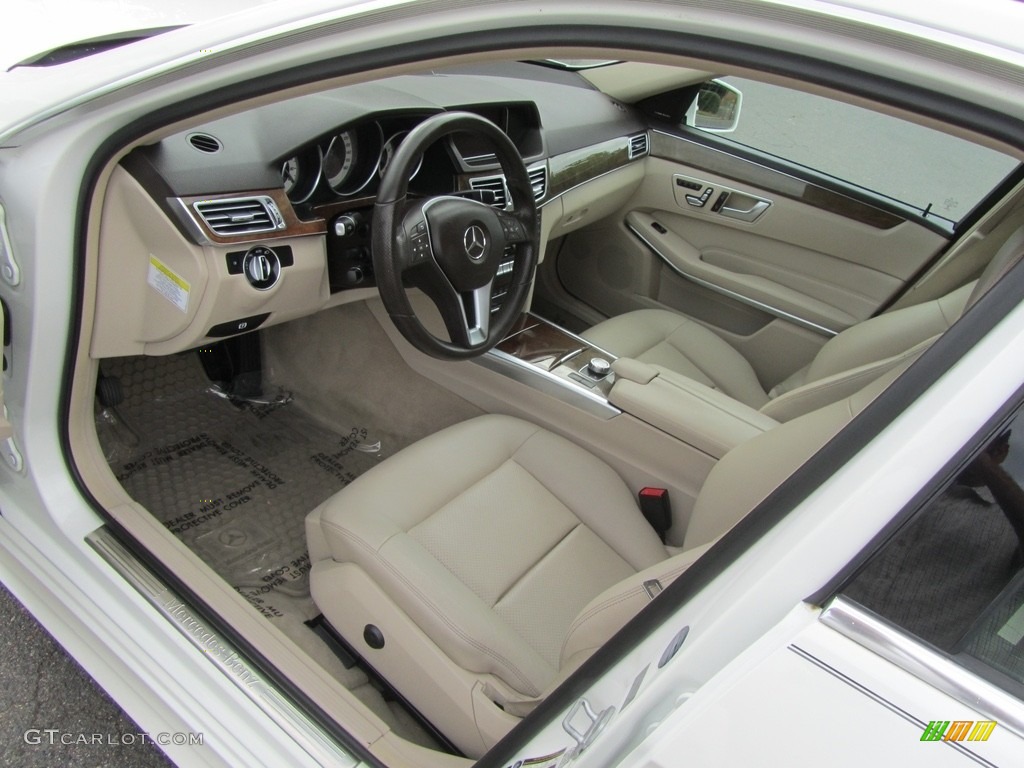 2014 E 350 Sport Sedan - Diamond White Metallic / Silk Beige/Espresso Brown photo #17