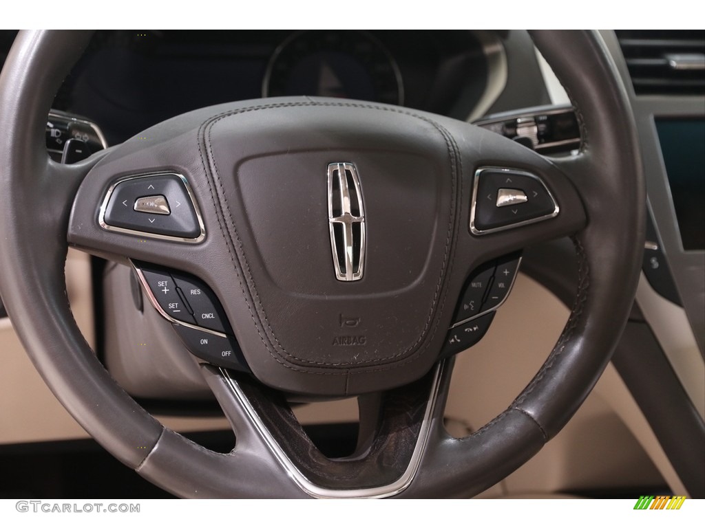 2017 Lincoln MKZ Select AWD Cappuccino Steering Wheel Photo #138427720