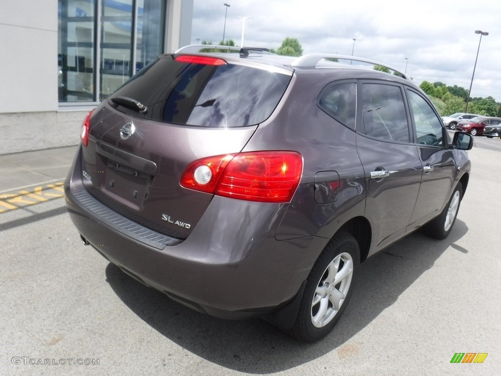 2010 Rogue SL AWD - Gotham Gray / Black photo #9