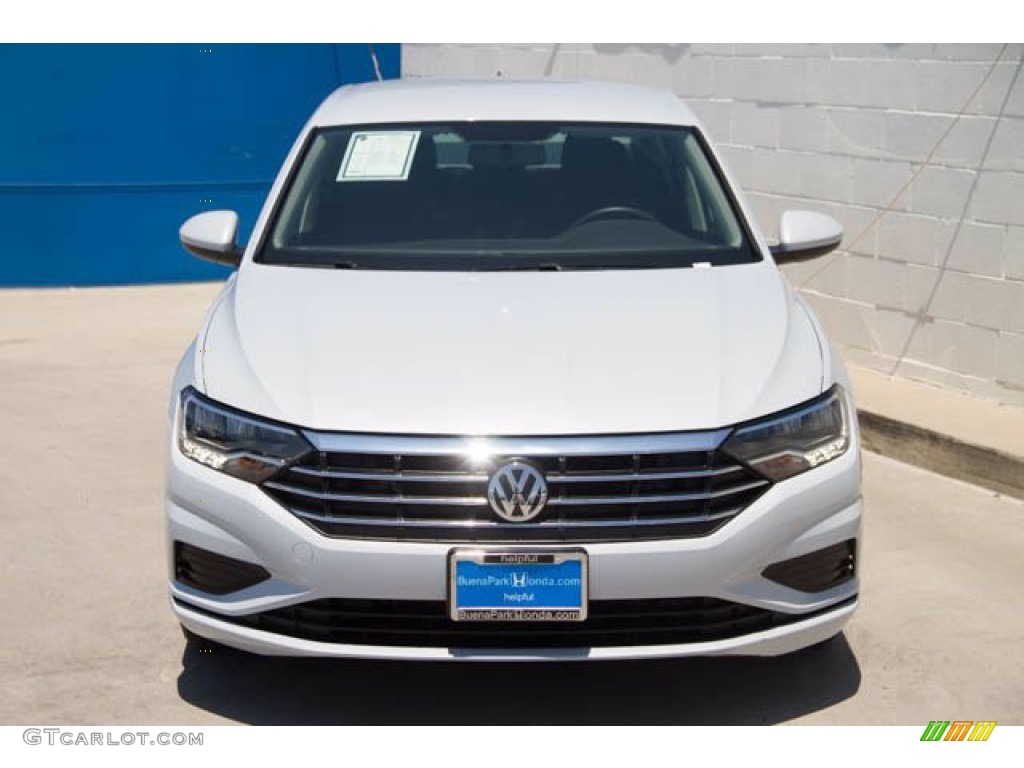 2019 Jetta S - White Silver Metallic / Titan Black photo #7