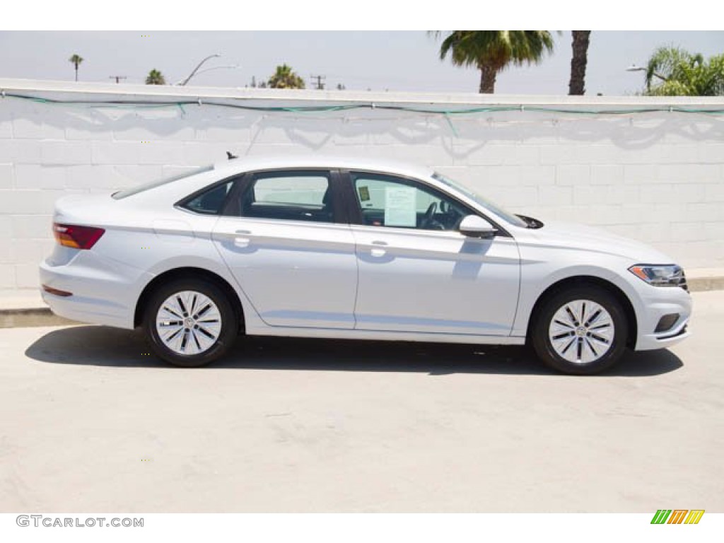 2019 Jetta S - White Silver Metallic / Titan Black photo #14