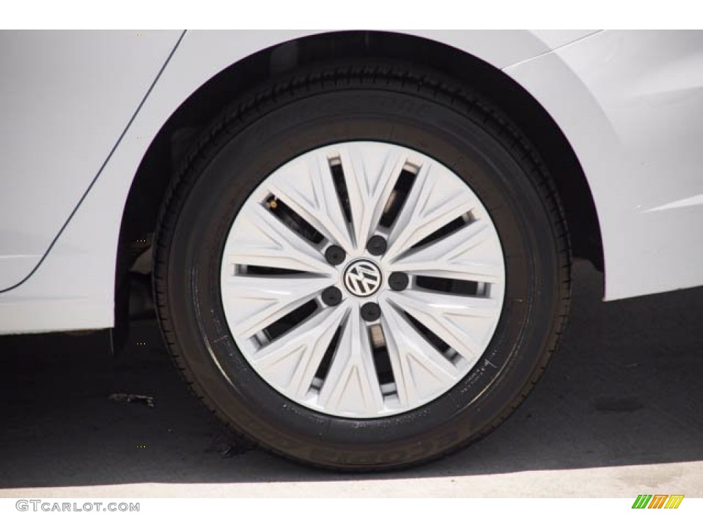 2019 Jetta S - White Silver Metallic / Titan Black photo #35