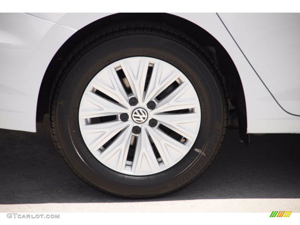 2019 Jetta S - White Silver Metallic / Titan Black photo #36