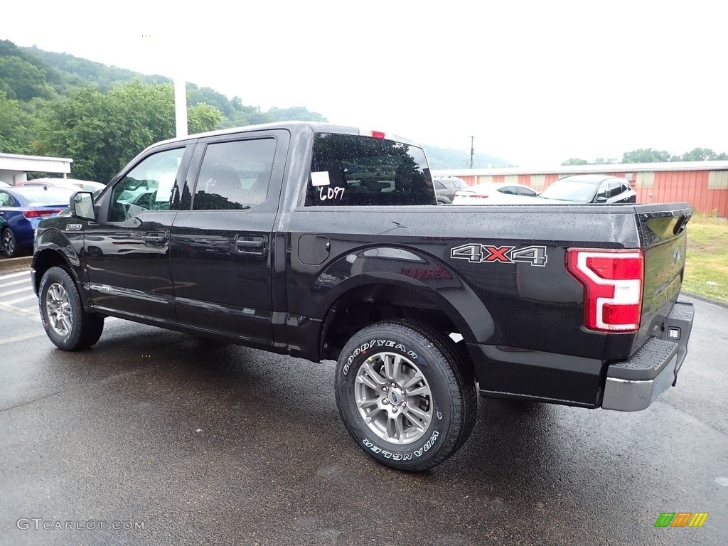 2020 F150 XLT SuperCrew 4x4 - Agate Black / Medium Earth Gray photo #5