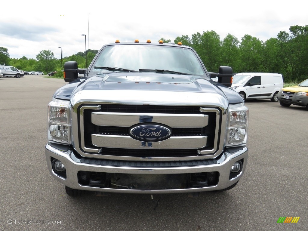 2016 F250 Super Duty XLT Crew Cab 4x4 - Blue Jeans Metallic / Steel photo #4