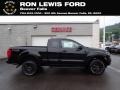 Shadow Black - Ranger XLT SuperCab 4x4 Photo No. 1