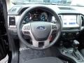Ebony 2020 Ford Ranger XLT SuperCab 4x4 Steering Wheel