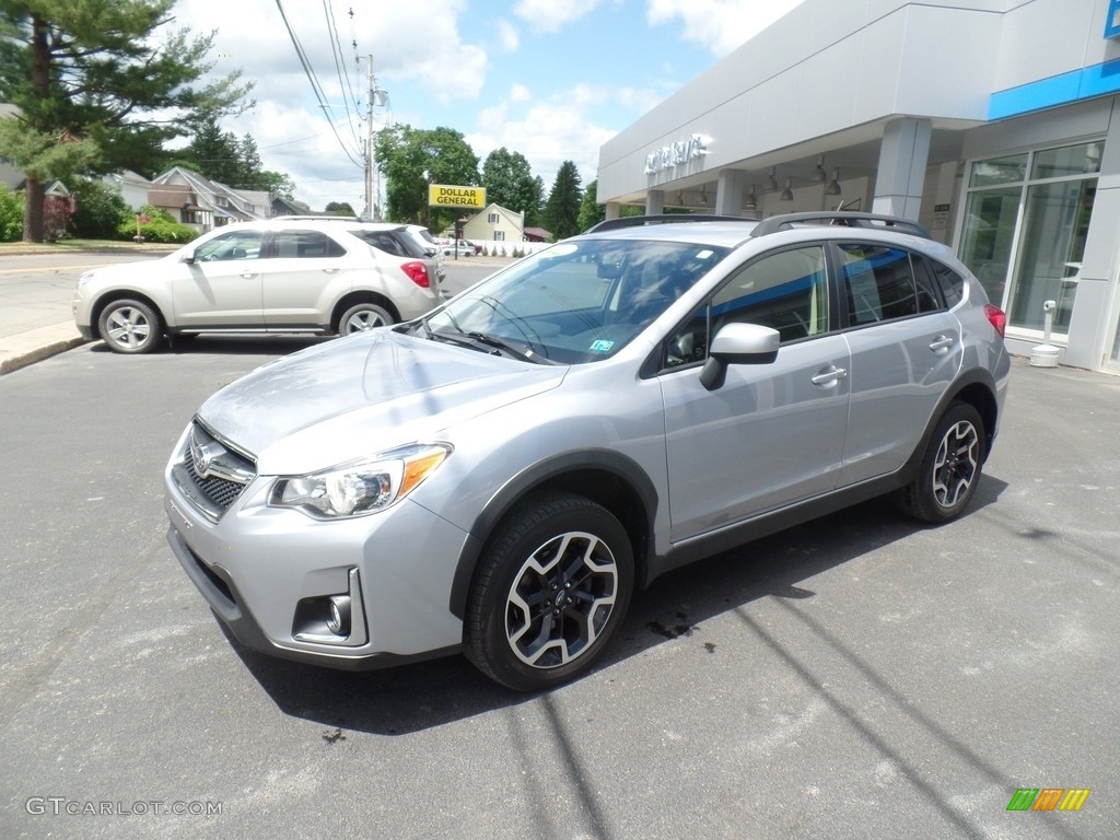 2017 Crosstrek 2.0i Premium - Ice Silver Metallic / Black photo #1