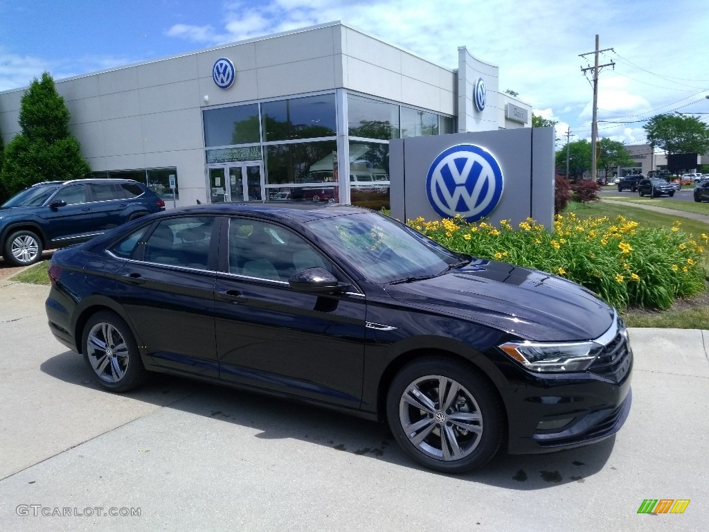 2020 Jetta R-Line - Black / Storm Gray photo #2