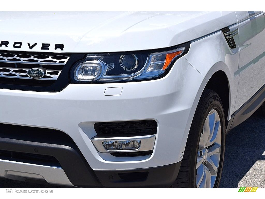 2016 Range Rover Sport HSE - Fuji White / Espresso/Ivory photo #9