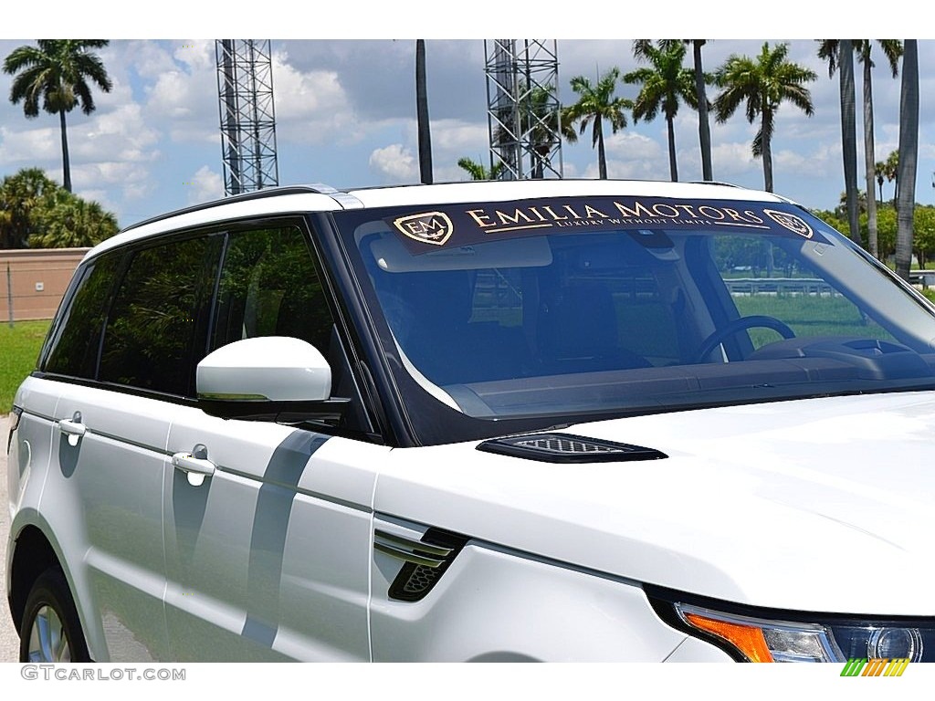 2016 Range Rover Sport HSE - Fuji White / Espresso/Ivory photo #14