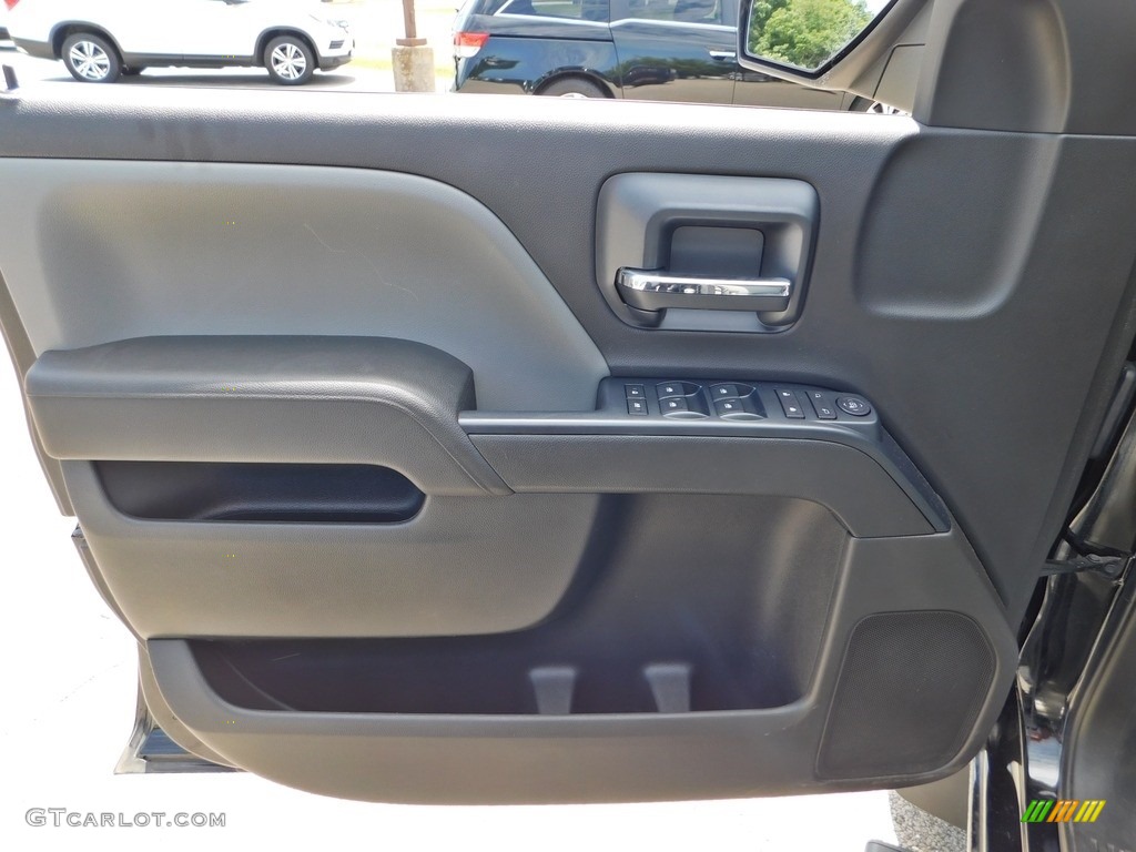 2016 GMC Sierra 1500 Elevation Double Cab 4WD Dark Ash/Jet Black Door Panel Photo #138432054