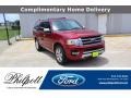 2015 Ruby Red Metallic Ford Expedition Platinum 4x4  photo #1