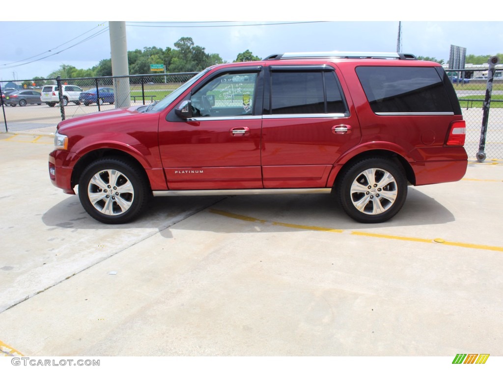 2015 Expedition Platinum 4x4 - Ruby Red Metallic / Ebony photo #7