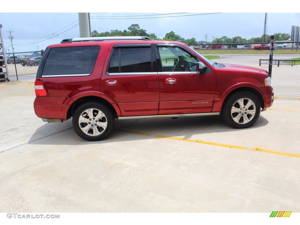 2015 Expedition Platinum 4x4 - Ruby Red Metallic / Ebony photo #13