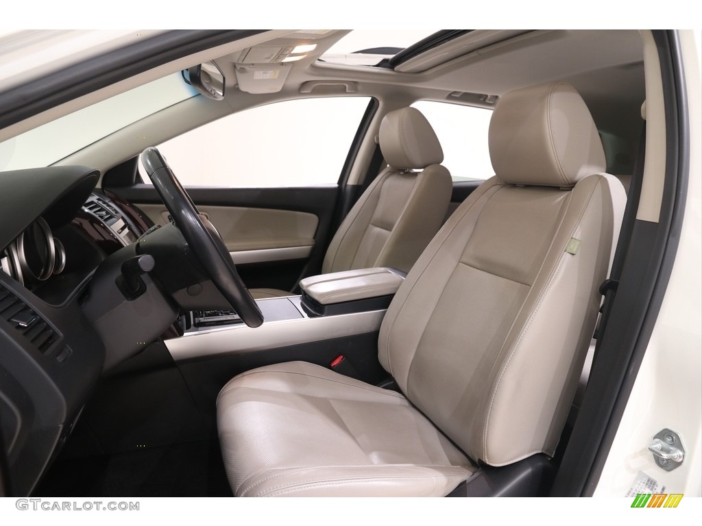 Sand Interior 2014 Mazda CX-9 Grand Touring AWD Photo #138435018