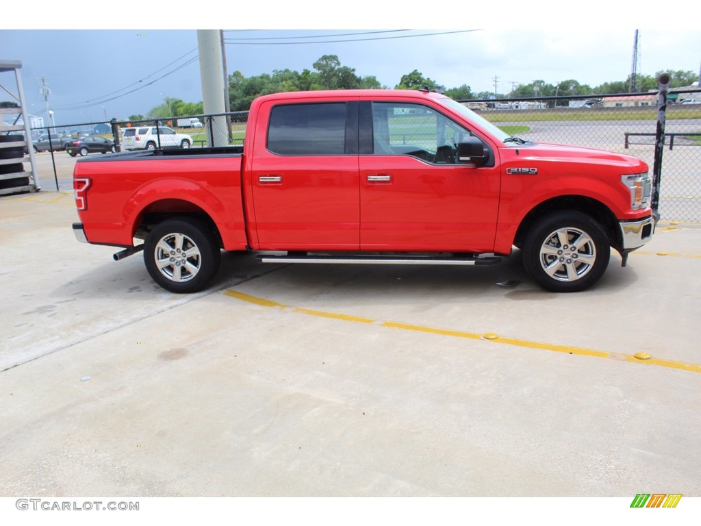 2019 F150 XLT SuperCrew - Race Red / Earth Gray photo #13