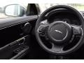 2019 Jaguar XJ Ebony Interior Steering Wheel Photo