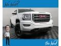 2017 Summit White GMC Sierra 1500 SLE Crew Cab 4WD  photo #1