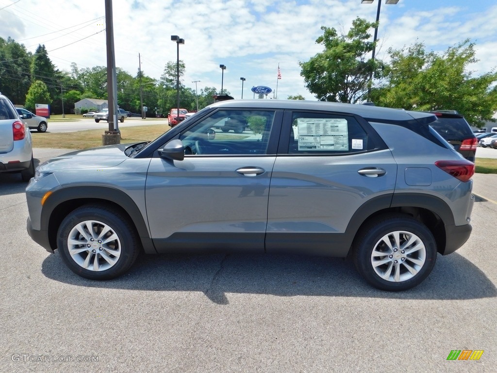 2021 Trailblazer LS AWD - Satin Steel Metallic / Jet Black/Medium Ash Gray photo #6