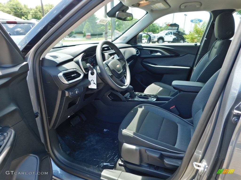 Jet Black/Medium Ash Gray Interior 2021 Chevrolet Trailblazer LS AWD Photo #138437041