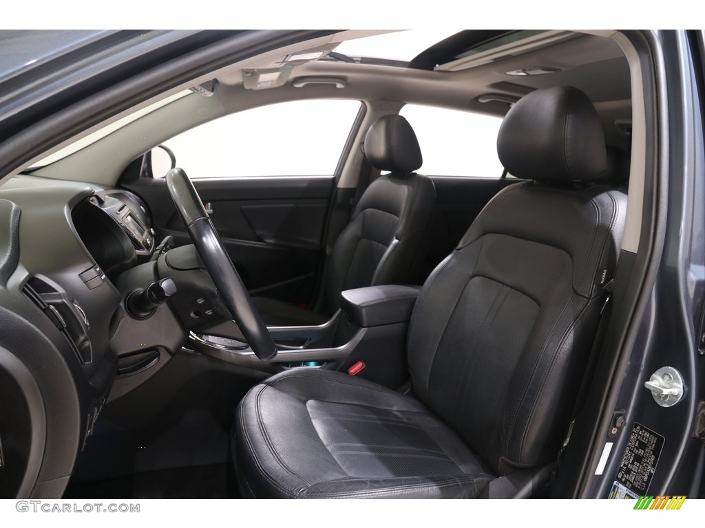 2013 Sportage EX AWD - Twilight Blue / Black photo #5